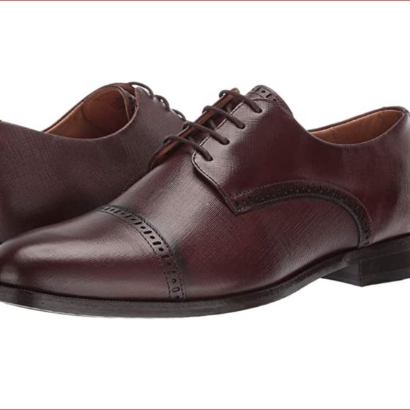 MARC JOSEPH NEW YORK Men\'s Leather Oxford Lace-up Dress Shoe Whiskey Size US 9.5 main image 7